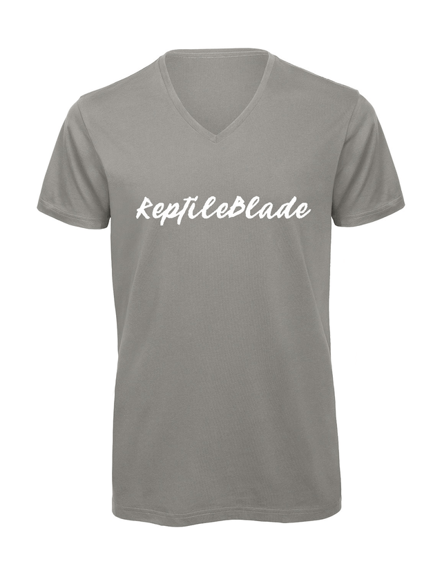 T-shirt homme col v "ReptileBlade"