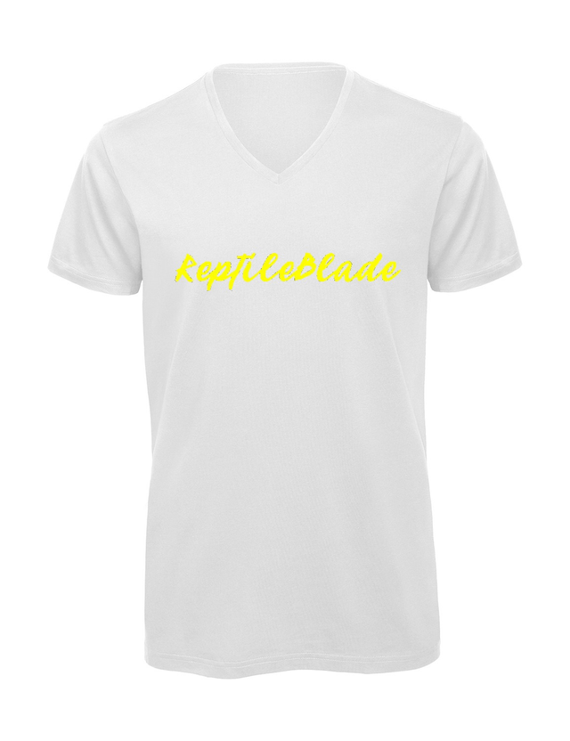 T-shirt homme col v "ReptileBlade"