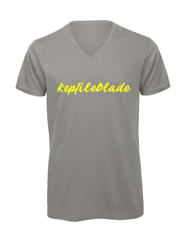 T-shirt homme col v "ReptileBlade"