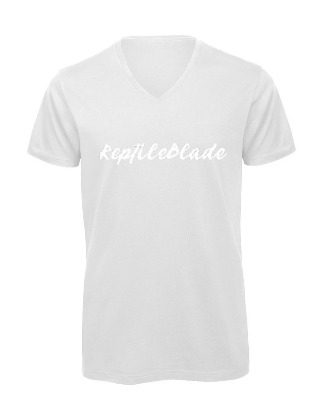 T-shirt homme col v "ReptileBlade"